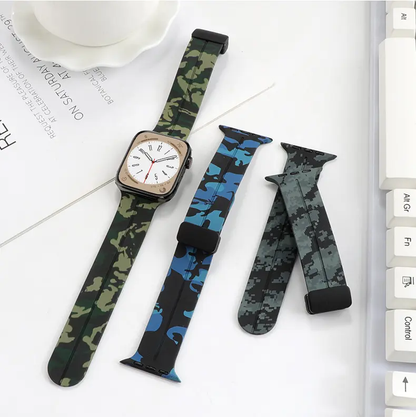 Valente 42mm/44mm/45mm/49mm Magnetic Buckle Strap For Apple Watch Series 8,7,6,5,SE,Ultra