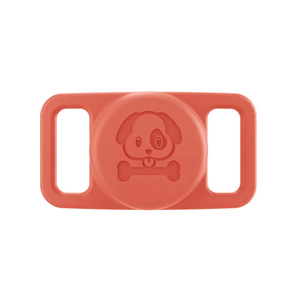 Valente AirTag Dog Collar Holder (Silicone) – Valente Secure Pet Tracker Case | Fits Most Collars | Anti-Rattle Protector for Dogs & Cats (pack of 2)