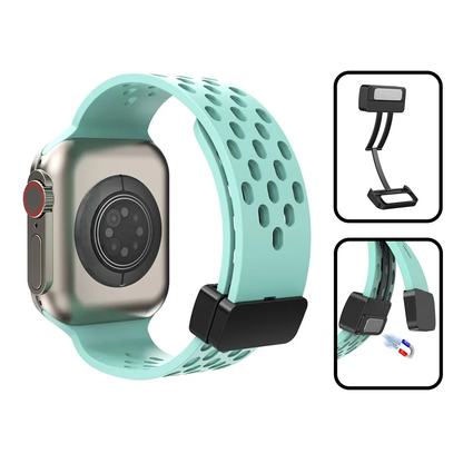 Valente breathable Magnet Buckle Strap For Apple Watch Series 8,7,6,5,SE,Ultra