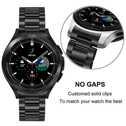 Valente Heavy Metal Strap Compatible For Samsung Galaxy Watch 4/5/6