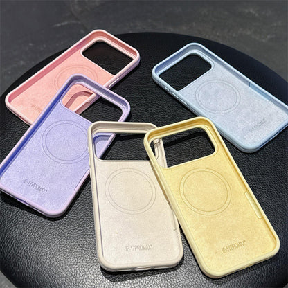 Valente Silicone Magnetic Back Case Compatible with iPhone 17 pro Max – Soft Touch Shockproof Protective Cover