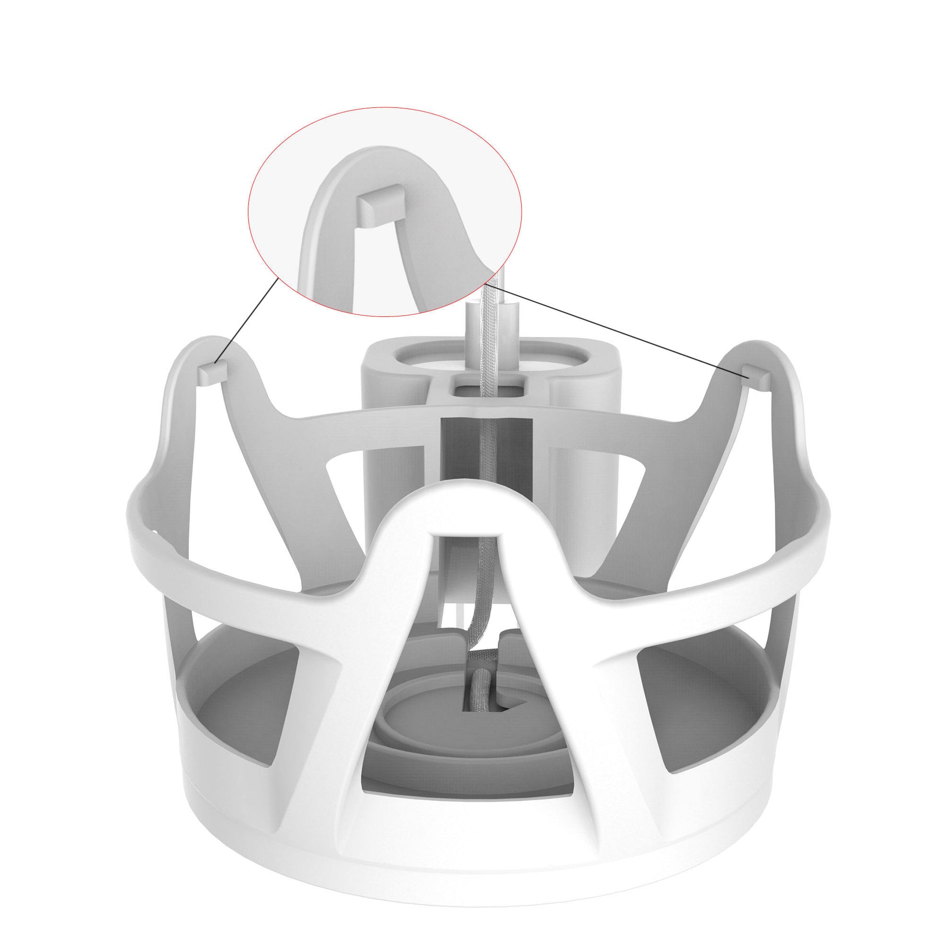 Valente HomePod Mini wall mount side profile slim compact cable management