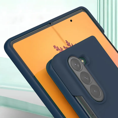 Valente Liquid Silicone Case Cover For Galaxy Z Fold 5