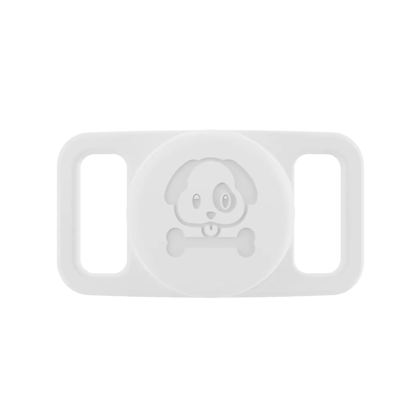 Valente Waterproof Dog AirTag Collar Holder – Silicone Protective Case Compatible with AirTag for Dogs & Cats, Secure GPS Tracker Cover for Pet Collar