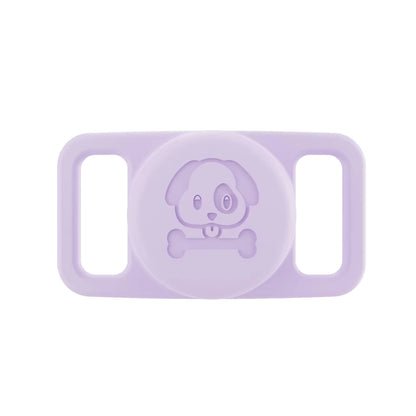 Valente Waterproof Dog AirTag Collar Holder – Silicone Protective Case Compatible with AirTag for Dogs & Cats, Secure GPS Tracker Cover for Pet Collar