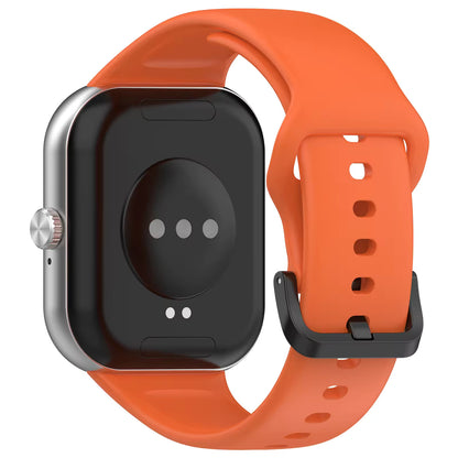 Valente Silicone Strap Compatible with Redmi Watch Move | Soft Replacement Watch Band | Adjustable Sport Wrist Band with Secure Buckle (pack of 3)