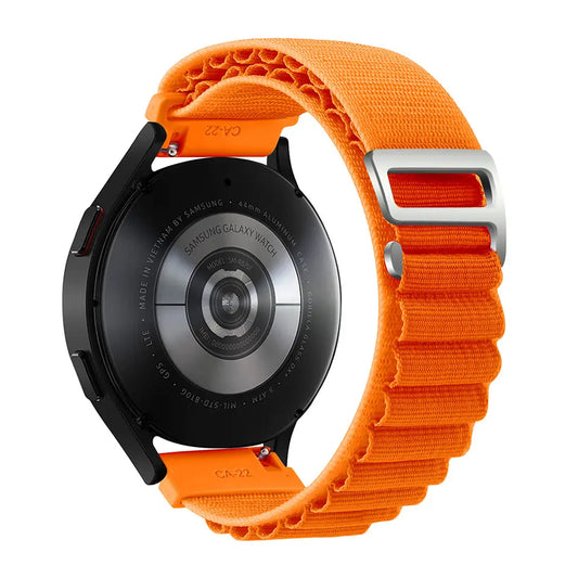 22mm orange alpine watch strap