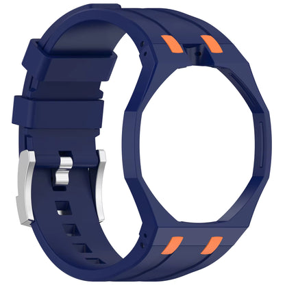 Valente Protective TPU Case with Silicone Strap Compatible with Swatch Royal Pop | Full Body Shockproof Watch Cover Band Replacement
