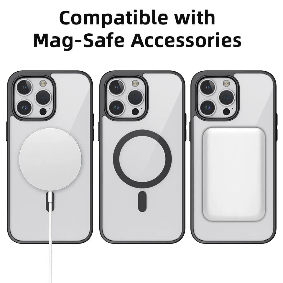Valente Polycarbonate MagSafe-Compatible Electroplate Case for iPhone 15 Pro Max