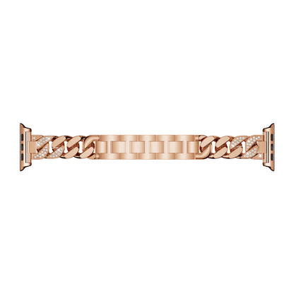 Valente Elegant 42mm Gold Tone Ladies Smartwatch Strap – Stainless Steel Band with Crystal Accents