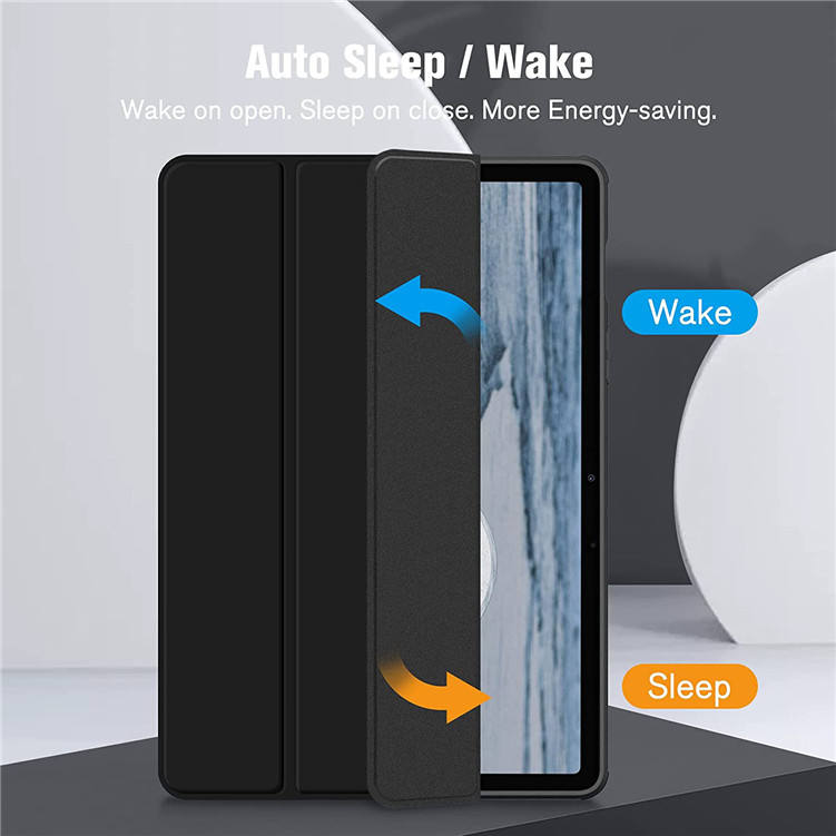 Valente PC Back Case Compatible with Samsung Galaxy Tab S9 FE | Slim Hard Cover with Pencil Holder | Shock Resistant Protective Tablet Case
