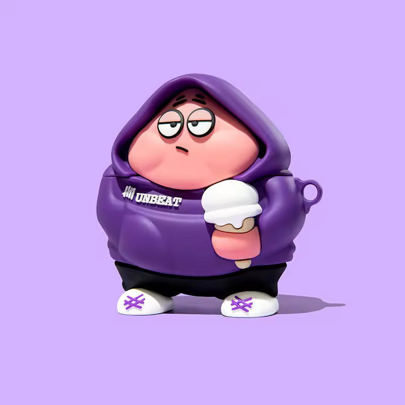 Valente Silicone Protective Case Compatible with AirPods Pro 3 – Shockproof Cartoon Hero Design with Ring Holder