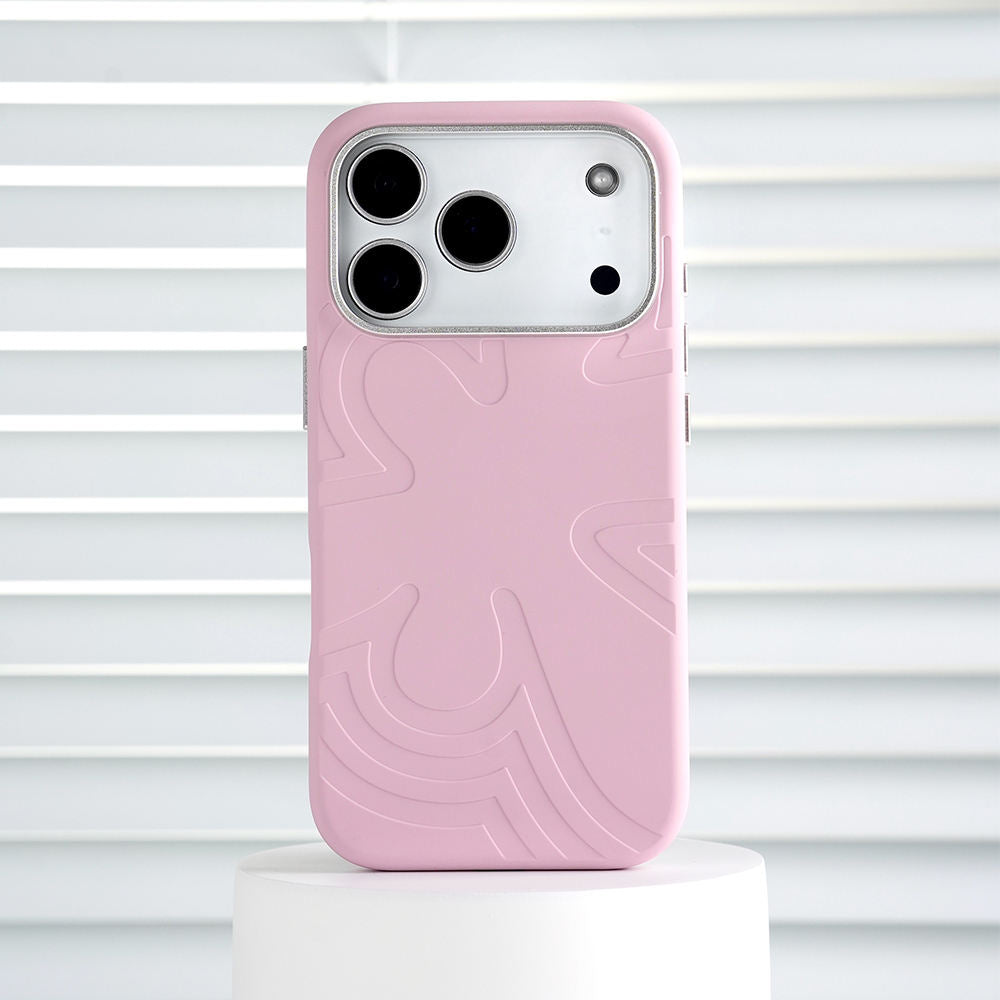 Valente Store Silicone Back Cover Compatible with iPhone 17 Pro Soft Matte Finish Shockproof Protective Case Anti-Scratch Slim Phone Cover