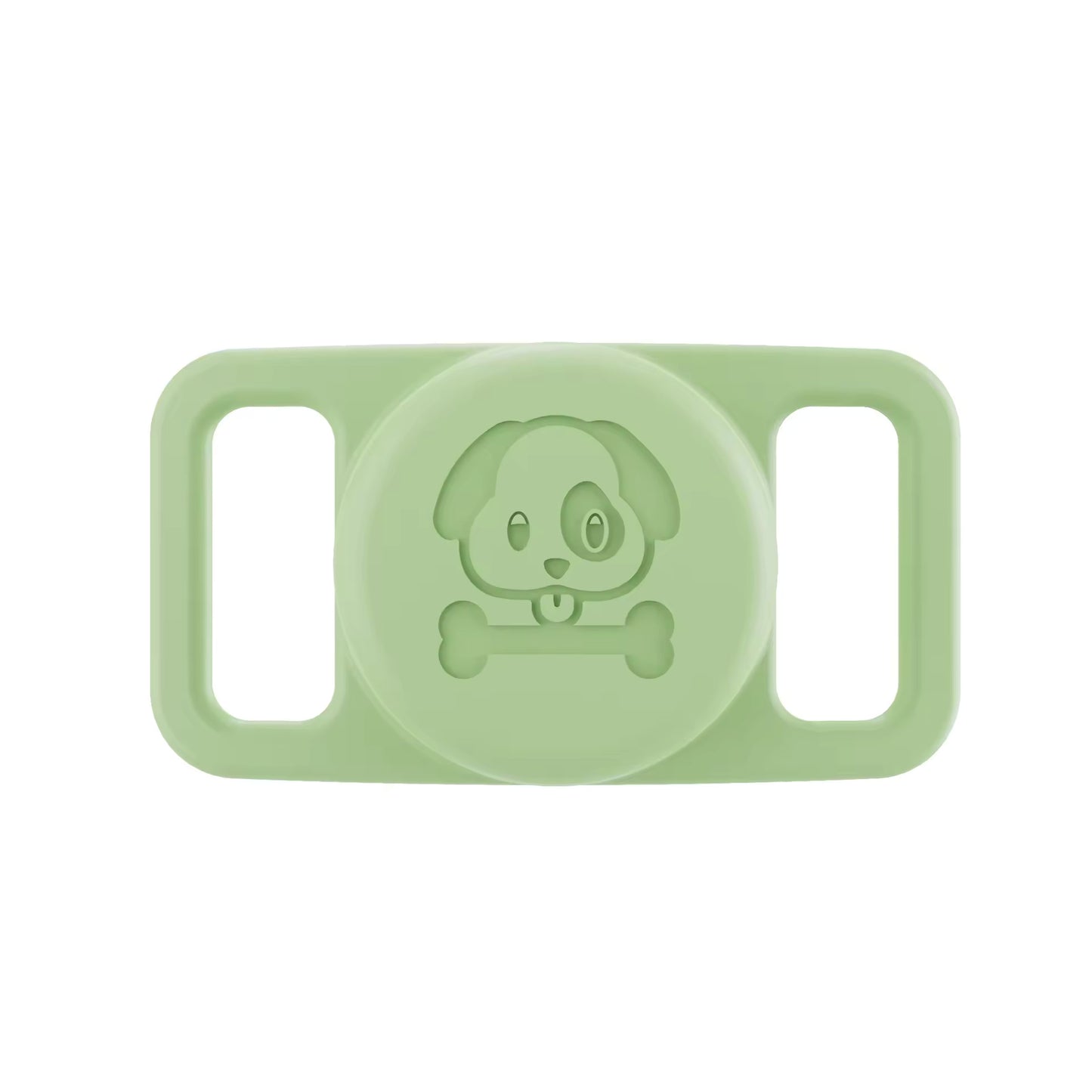 Valente Waterproof Dog AirTag Collar Holder – Silicone Protective Case Compatible with AirTag for Dogs & Cats, Secure GPS Tracker Cover for Pet Collar