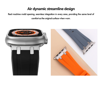 Valente Luxury Silicone Strap for Apple Watch 42/44/45/49mm
