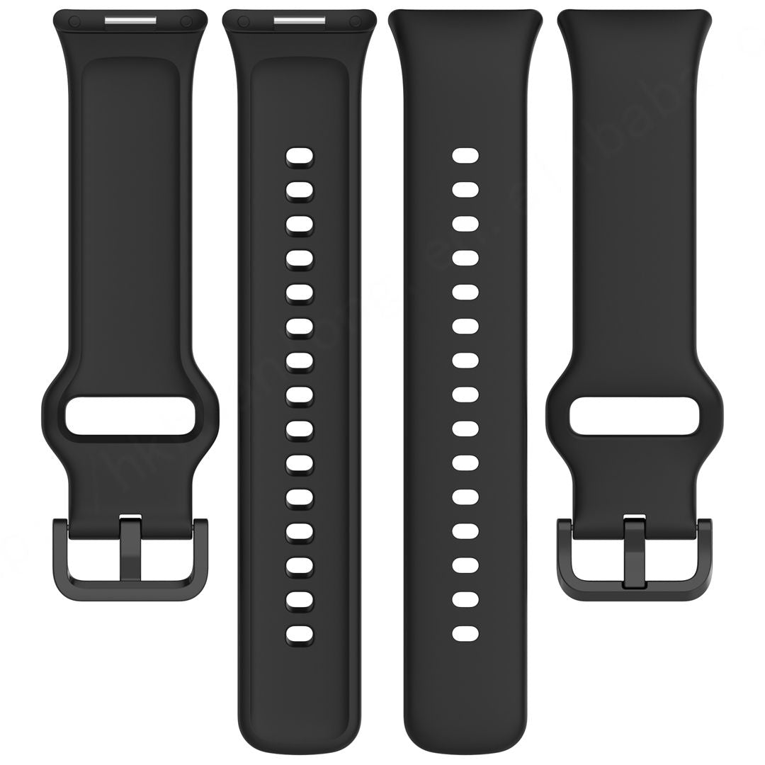 Valente Silicone Strap Compatible with Redmi Watch Move | Soft Replacement Watch Band | Adjustable Sport Wrist Band with Secure Buckle (pack of 3)