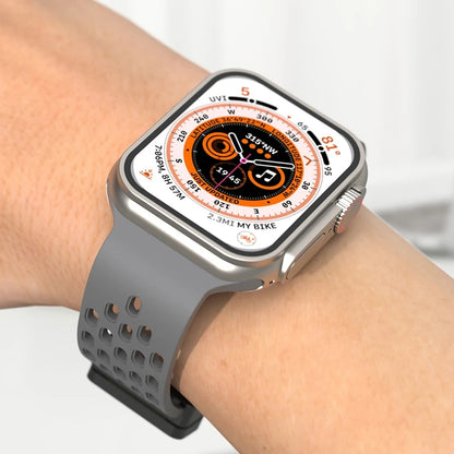 Valente breathable Magnet Buckle Strap For Apple Watch Series 8,7,6,5,SE,Ultra