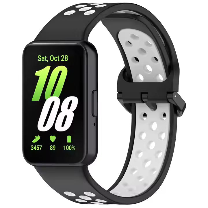 Valente Breathable Silicone Sport Strap for Samsung Galaxy Fit 3 – Comfort and Durability Combined