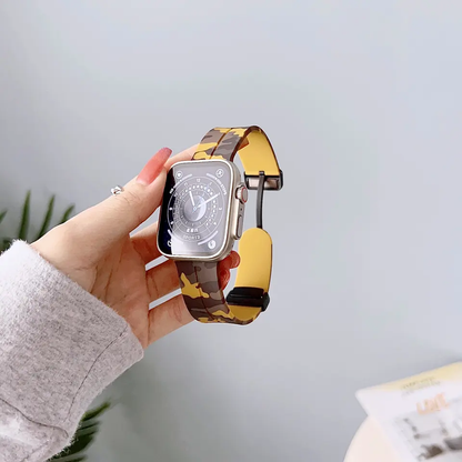 Valente 42mm/44mm/45mm/49mm Magnetic Buckle Strap For Apple Watch Series 8,7,6,5,SE,Ultra