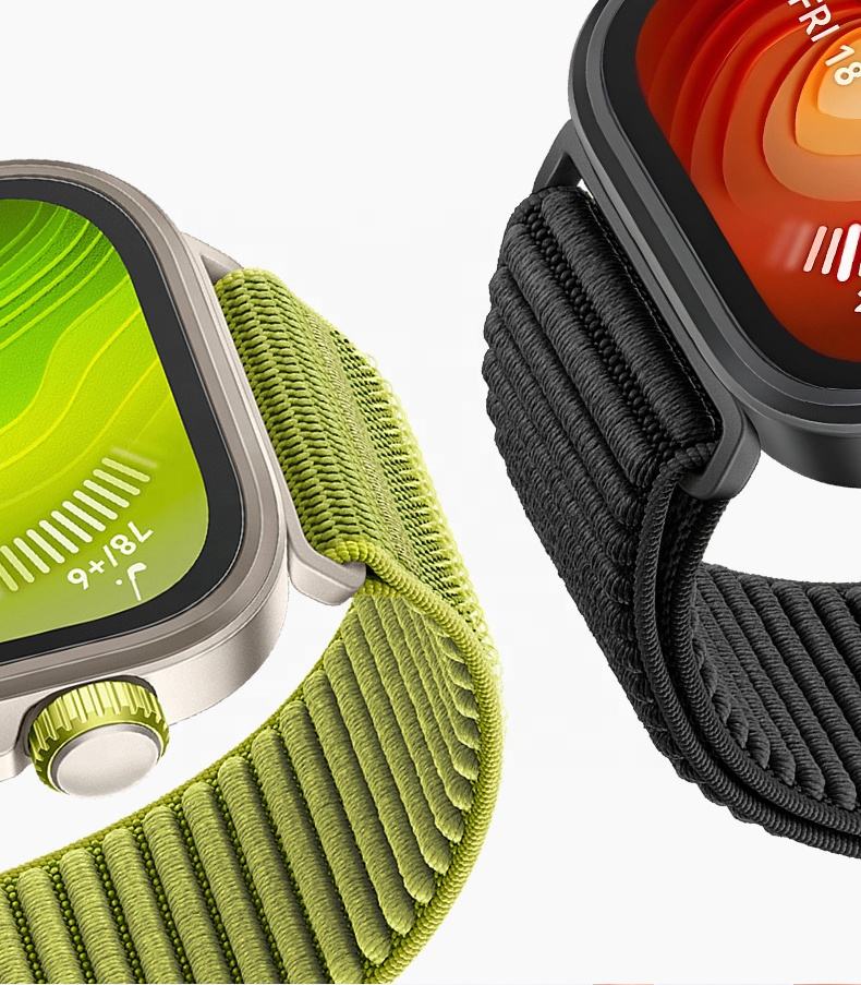 Valente Nylon Strap Compatible with Huawei Watch Fit 3 / Fit 3 Pro / Fit 4 / Fit 4 Pro | Adjustable Breathable Loop Band for Smartwatch