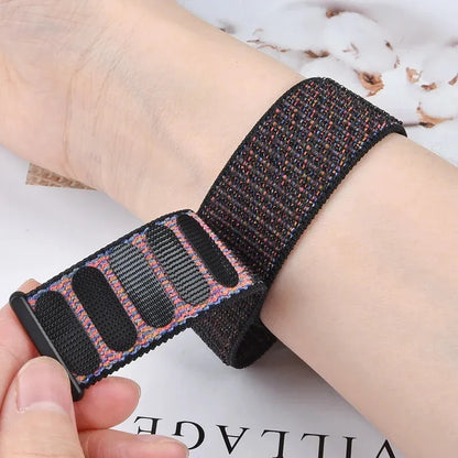 Valente Nylon Loop Strap Compatible with Huawei Band 8/9/10 – Soft, Adjustable & Breathable Replacement Band