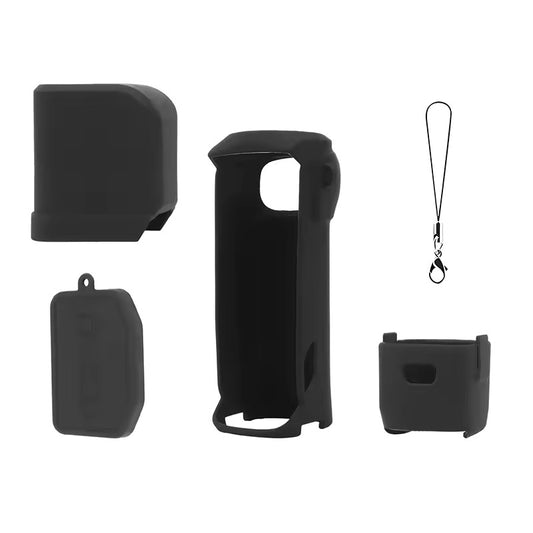 Valente Protective Silicone Case Compatible with Insta360 Luna Ultra, Camera Body Cover with Lens Cap, Portable Protective Shell with Wrist Lanyard for Camera Storage, Travel and Outdoor Use