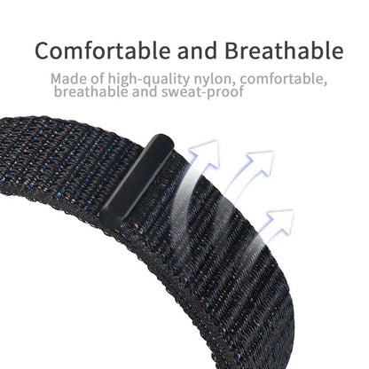 Valente Nylon Loop Strap Compatible with Huawei Band 8/9/10 – Soft, Adjustable & Breathable Replacement Band