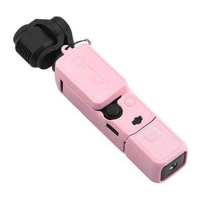 Valente Silicone Protective Cover Compatible with DJI Osmo Pocket 4 | Full Body Soft Case with Lens Cap & Lanyard Protection Kit