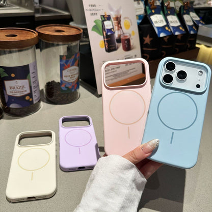 Valente Silicone Magnetic Back Case Compatible with iPhone 17 pro Max – Soft Touch Shockproof Protective Cover