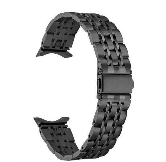 Valente luxury stainless steel watch strap black for Samsung Galaxy Watch 4 5 6 7