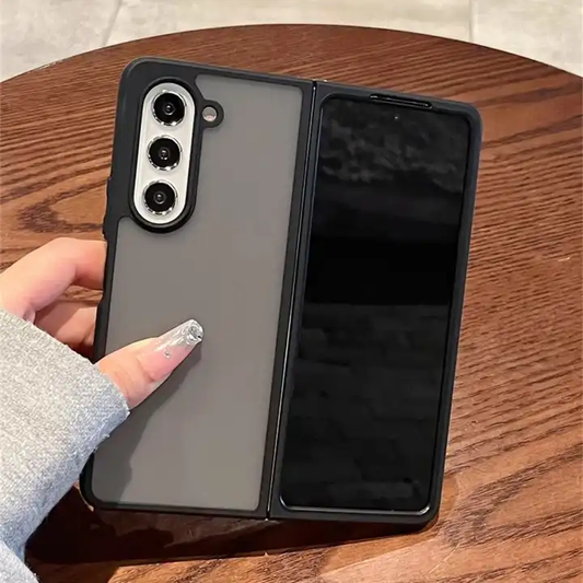 Valente Frosted Transparent Case Cover for Galaxy Z Fold 5