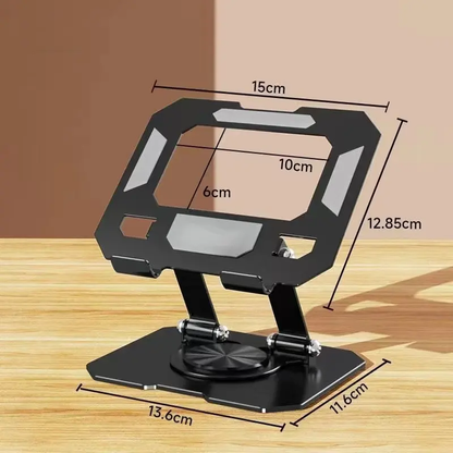 Valente 360-Degree Rotating Tablet Stand with Adjustable Aluminum Frame