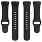 Black silicone strap for the Redmi Watch 3 Active