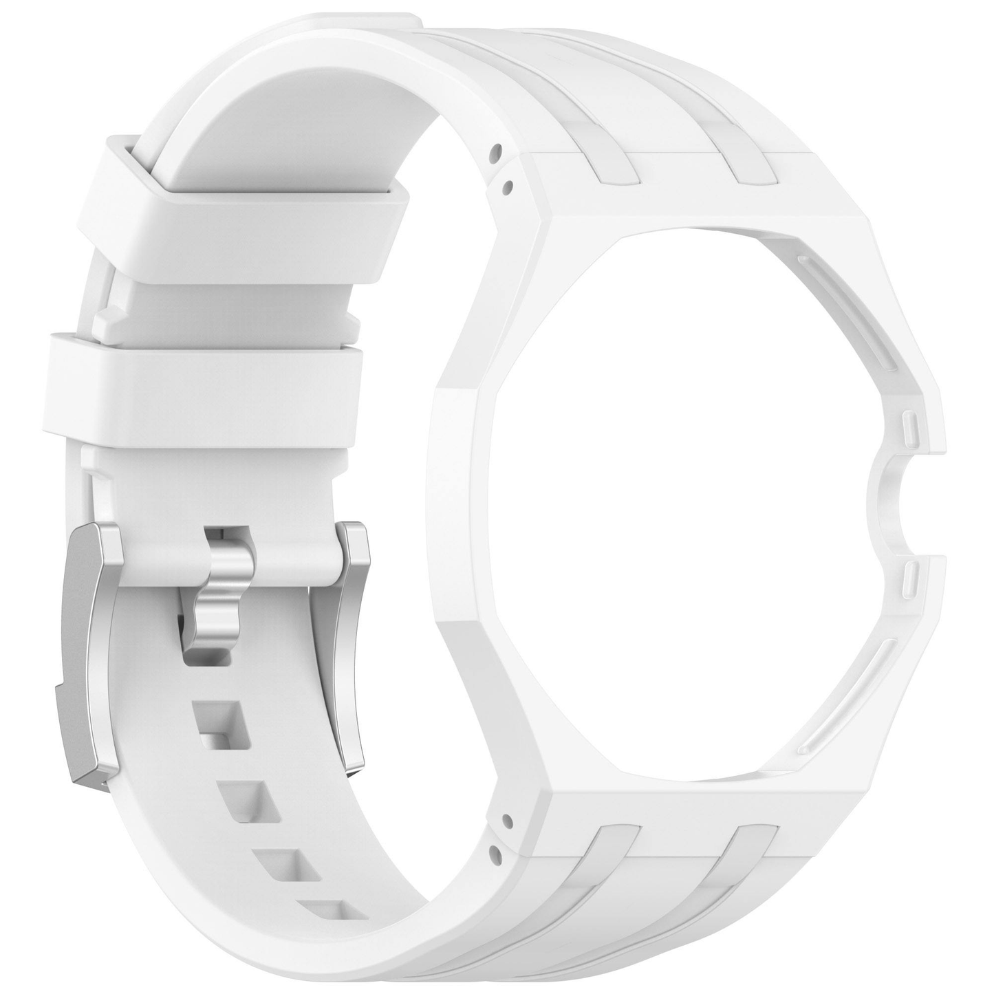 Valente Protective TPU Case with Silicone Strap Compatible with Swatch Royal Pop | Full Body Shockproof Watch Cover Band Replacement