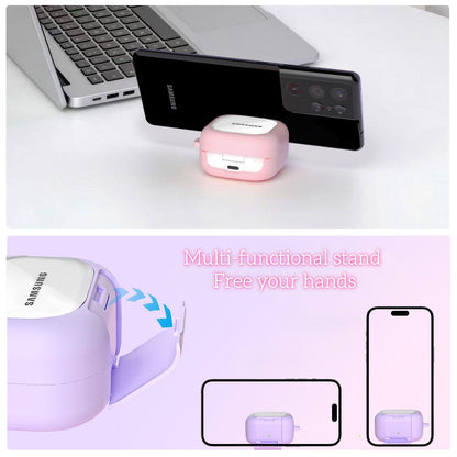 Valente Hybrid Protective Case Compatible with Buds 4 | Shockproof Hard + Soft Cover with Secure Fit | Scratch Resistant Earbuds Case