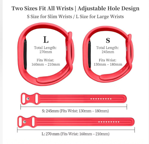 Valente Silicone Replacement Wrist Band Compatible with Fitbit Ace, Soft Adjustable Sports Strap for Kids Fitness Tracker, Lightweight Breathable Watch Band with Secure Pin Buckle for Daily Wear