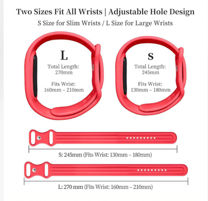 Valente Silicone Replacement Wrist Band Compatible with Fitbit Ace, Soft Adjustable Sports Strap for Kids Fitness Tracker, Lightweight Breathable Watch Band with Secure Pin Buckle for Daily Wear