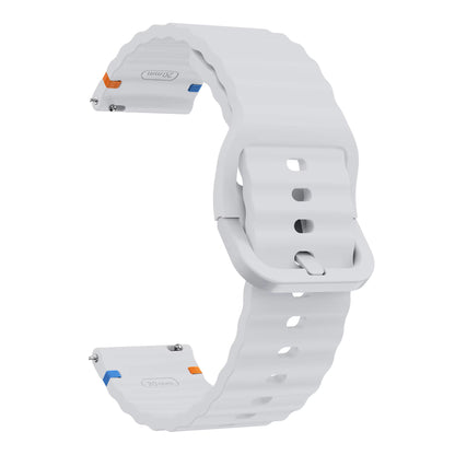 Valente Silicone 22mm Sport Strap Compatible with Noise Twist, Halo 2, Pulse 2 Pro, Macro, Fire-Boltt Phoenix Pro, Ninja Call Pro Max, Boult Trail Smart Watch