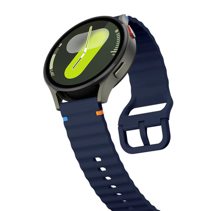 Valente Silicone 22mm Sport Strap Compatible with Noise Twist, Halo 2, Pulse 2 Pro, Macro, Fire-Boltt Phoenix Pro, Ninja Call Pro Max, Boult Trail Smart Watch