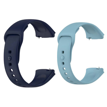 Valente Soft Silicone Watch Straps for Redmi Watch 3 Active (pack of 2)
