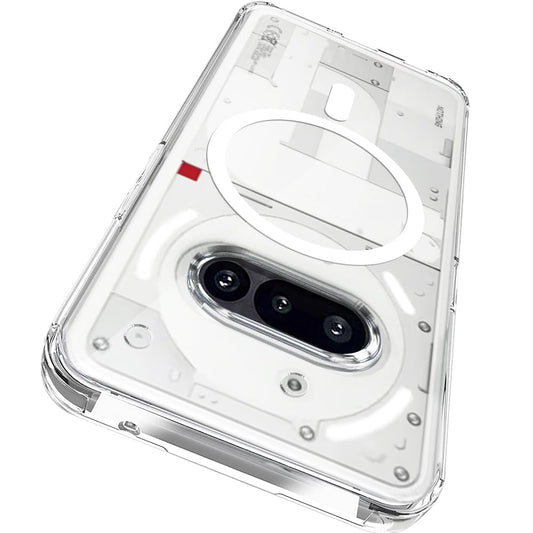 Valente Clear Hard Case Compatible with Nothing Phone (3a) – Slim Anti-Yellowing Polycarbonate Back Cover
