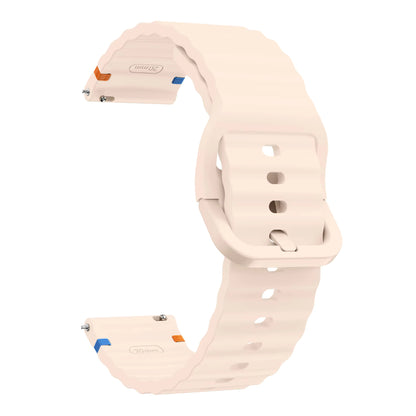 Valente Silicone 22mm Sport Strap Compatible with Noise Twist, Halo 2, Pulse 2 Pro, Macro, Fire-Boltt Phoenix Pro, Ninja Call Pro Max, Boult Trail Smart Watch
