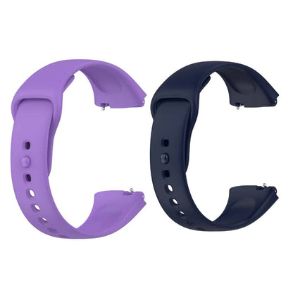 Valente Soft Silicone Watch Straps for Redmi Watch 3 Active (pack of 2)