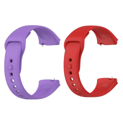 Valente Soft Silicone Watch Straps for Redmi Watch 3 Active (pack of 2)