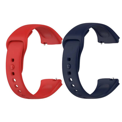 Valente Soft Silicone Watch Straps for Redmi Watch 3 Active (pack of 2)