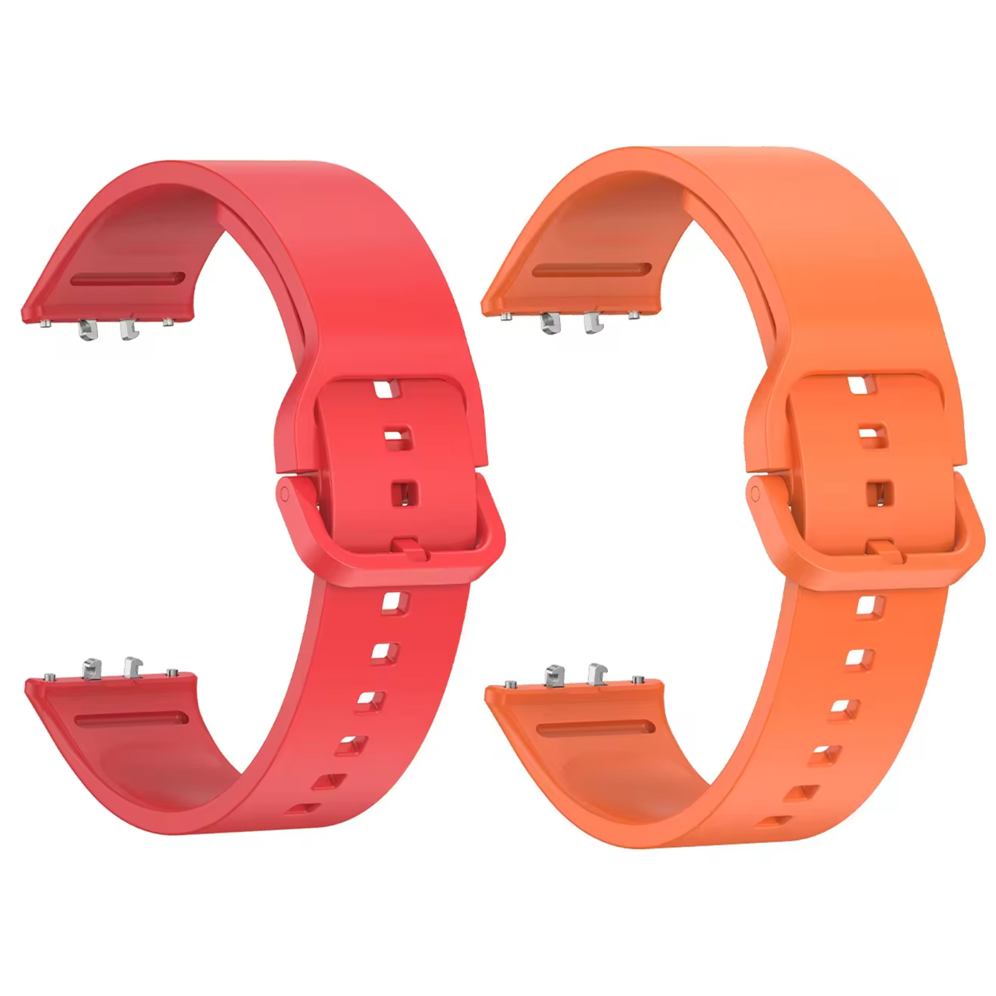 Valente Silicone Watch Straps Compatible for Samsung Galaxy Fit 3 (Pack of 2)