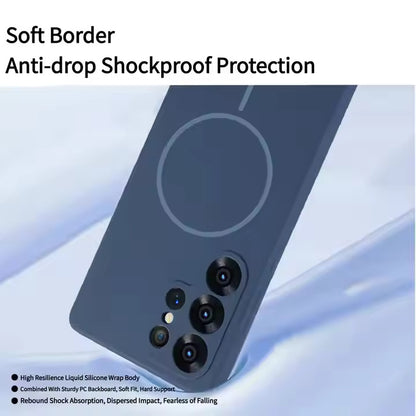 Valente Premium Liquid Silicone Case for Samsung Galaxy S25 Ultra – MagSafe Compatible, Anti-Fingerprint, Shockproof Protection