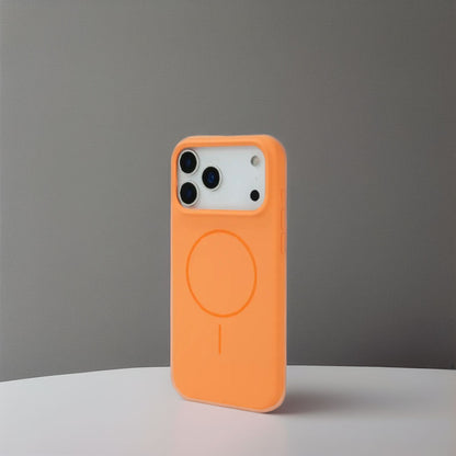 Valente Silicone Magnetic Back Case Compatible with iPhone 17 pro Max – Soft Touch Shockproof Protective Cover
