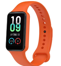 Valente Soft silicone watch bands Compatible with Amazfit Band 7 (Pack of 2)