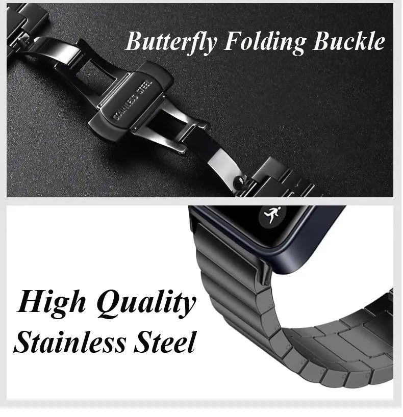 Valente Huawei Band 8 9 10 11 metal strap all colour options black silver